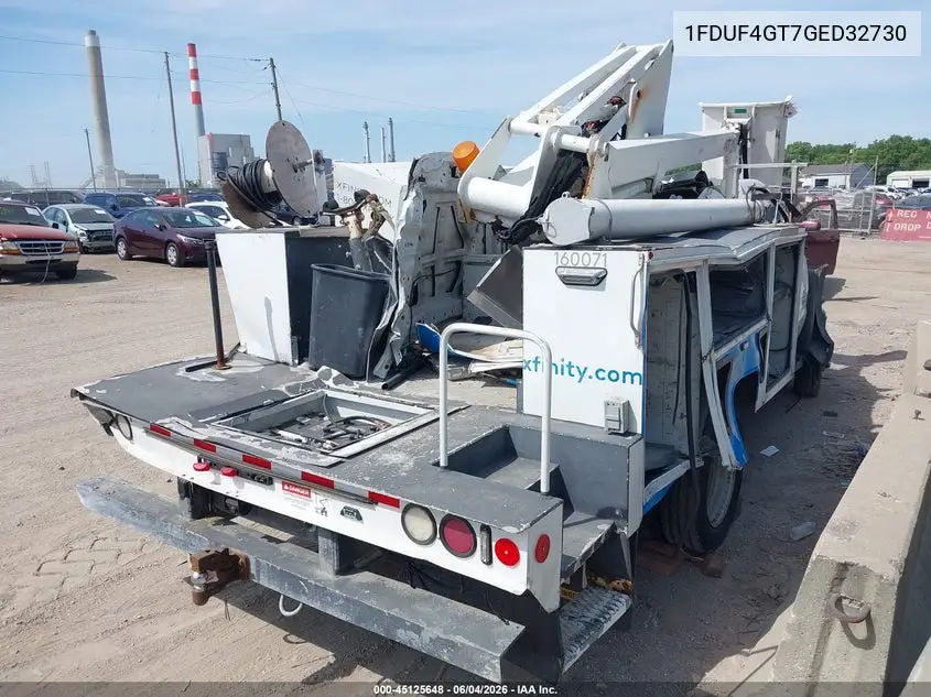 2016 Ford F-450 Chassis Xl VIN: 1FDUF4GT7GED32730 Lot: 45125648