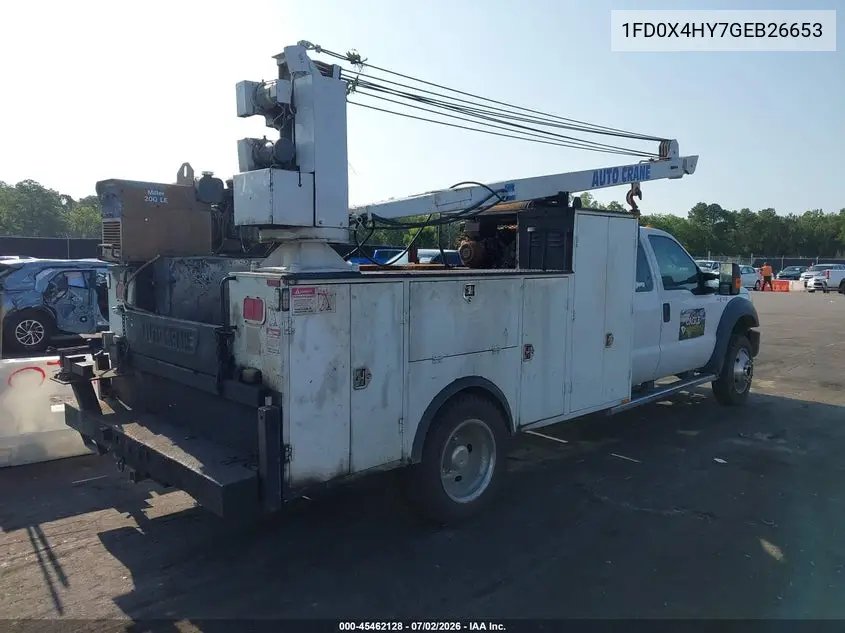 2016 Ford F-450 Chassis Xl VIN: 1FD0X4HY7GEB26653 Lot: 45462128