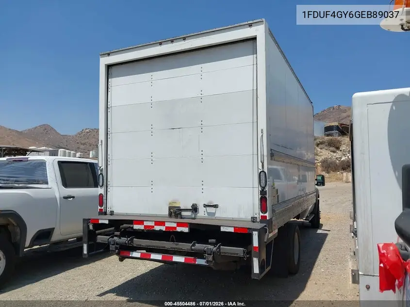 2016 Ford F-450 Chassis Xl/Xlt VIN: 1FDUF4GY6GEB89037 Lot: 45504486