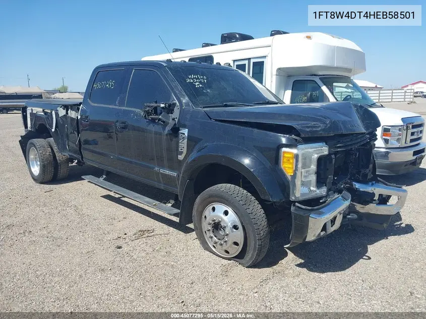2017 Ford F-450 Lariat VIN: 1FT8W4DT4HEB58501 Lot: 45077295