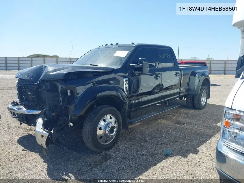 2017 Ford F-450 Lariat VIN: 1FT8W4DT4HEB58501 Lot: 45077295