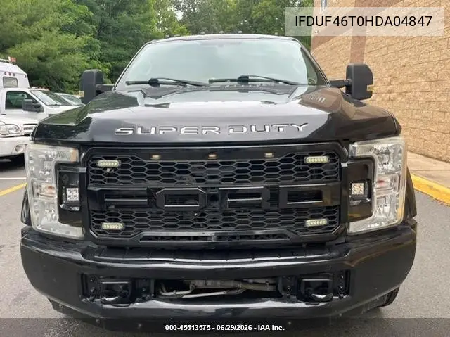 2017 Ford F-450 Chassis Xlt VIN: 1FDUF4GT0HDA04847 Lot: 45513575