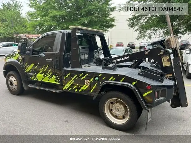 2017 Ford F-450 Chassis Xlt VIN: 1FDUF4GT0HDA04847 Lot: 45513575