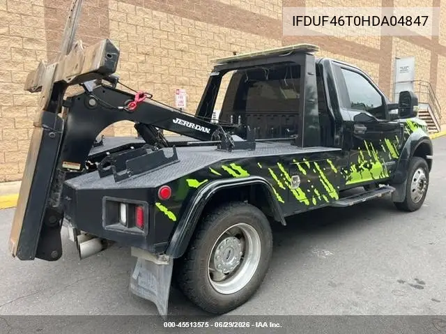 2017 Ford F-450 Chassis Xlt VIN: 1FDUF4GT0HDA04847 Lot: 45513575