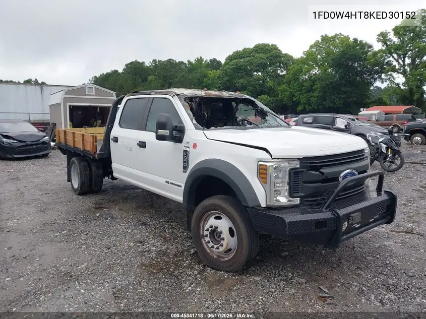 2019 Ford F-450 Chassis Xl VIN: 1FD0W4HT8KED30152 Lot: 45341718