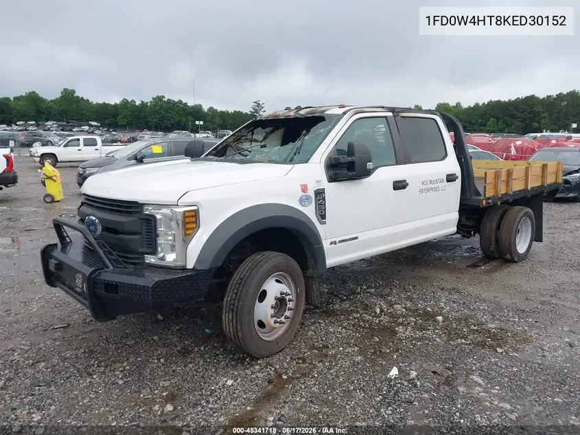 2019 Ford F-450 Chassis Xl VIN: 1FD0W4HT8KED30152 Lot: 45341718