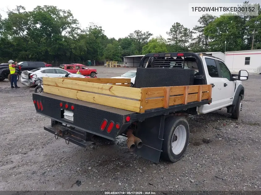 2019 Ford F-450 Chassis Xl VIN: 1FD0W4HT8KED30152 Lot: 45341718