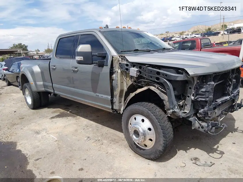 2019 Ford F-450 Lariat VIN: 1FT8W4DT5KED28341 Lot: 45399872