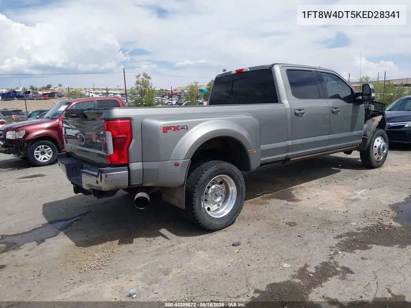 2019 Ford F-450 Lariat VIN: 1FT8W4DT5KED28341 Lot: 45399872