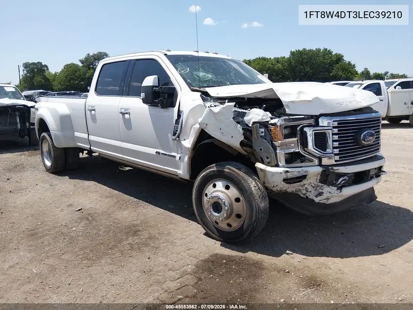 2020 Ford F-450 Limited VIN: 1FT8W4DT3LEC39210 Lot: 45553562