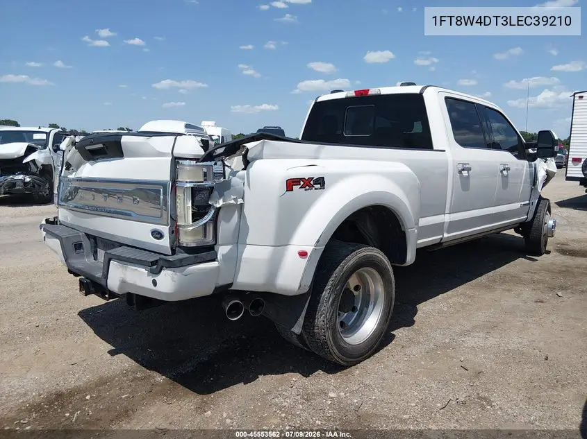 2020 Ford F-450 Limited VIN: 1FT8W4DT3LEC39210 Lot: 45553562