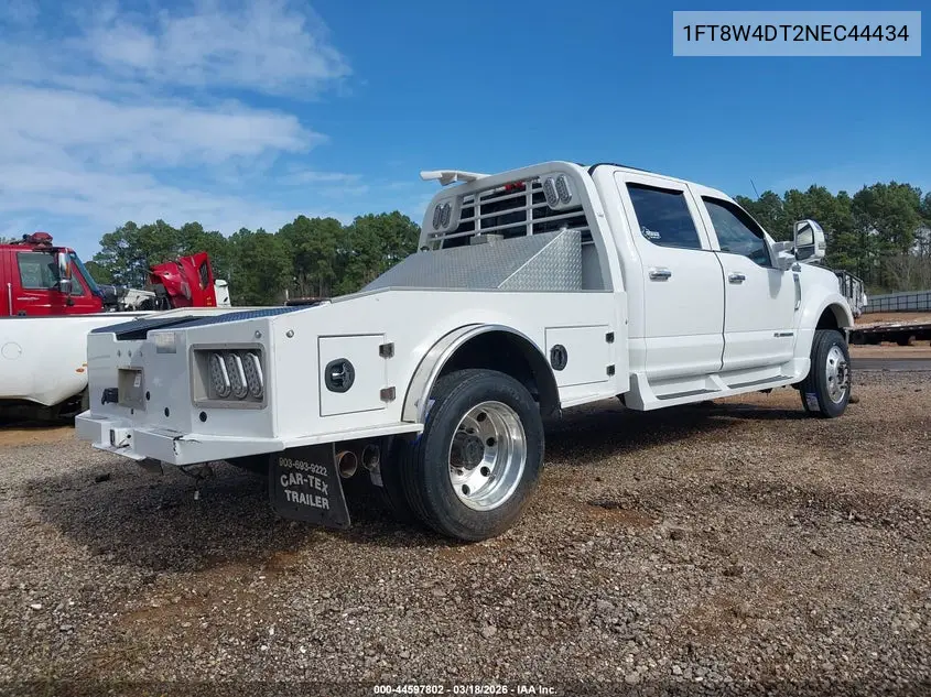 2022 Ford F-450 King Ranch VIN: 1FT8W4DT2NEC44434 Lot: 44597802