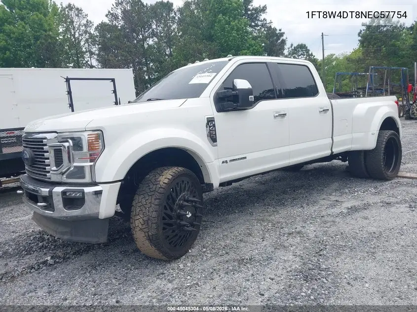 2022 Ford F-450 Lariat VIN: 1FT8W4DT8NEC57754 Lot: 45045304