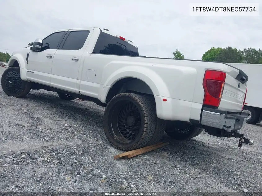 2022 Ford F-450 Lariat VIN: 1FT8W4DT8NEC57754 Lot: 45045304