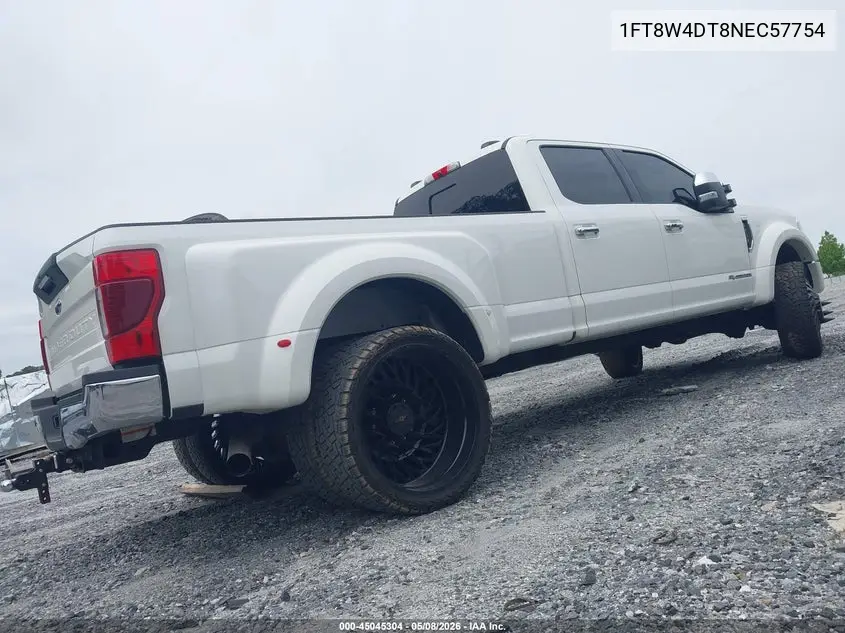 2022 Ford F-450 Lariat VIN: 1FT8W4DT8NEC57754 Lot: 45045304