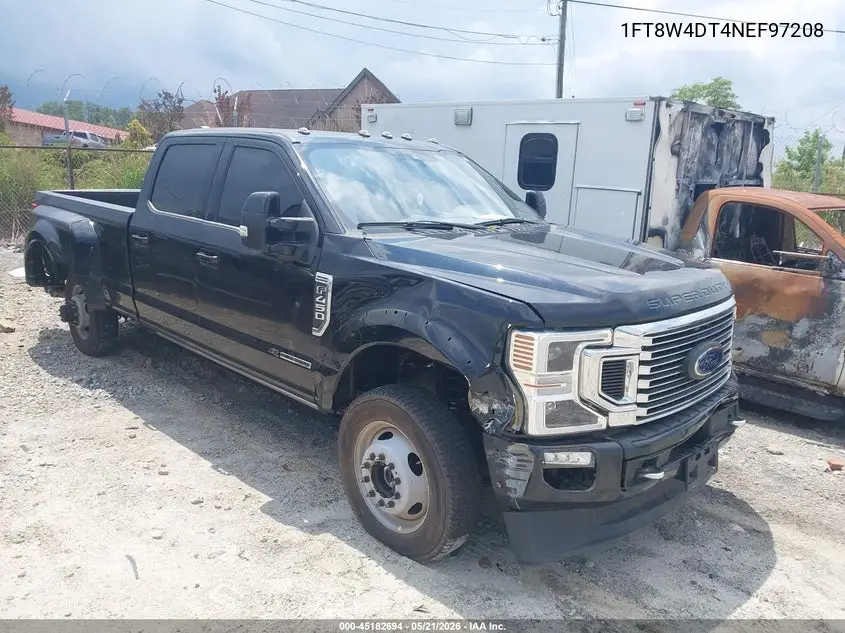 2022 Ford F-450 Platinum VIN: 1FT8W4DT4NEF97208 Lot: 45182694