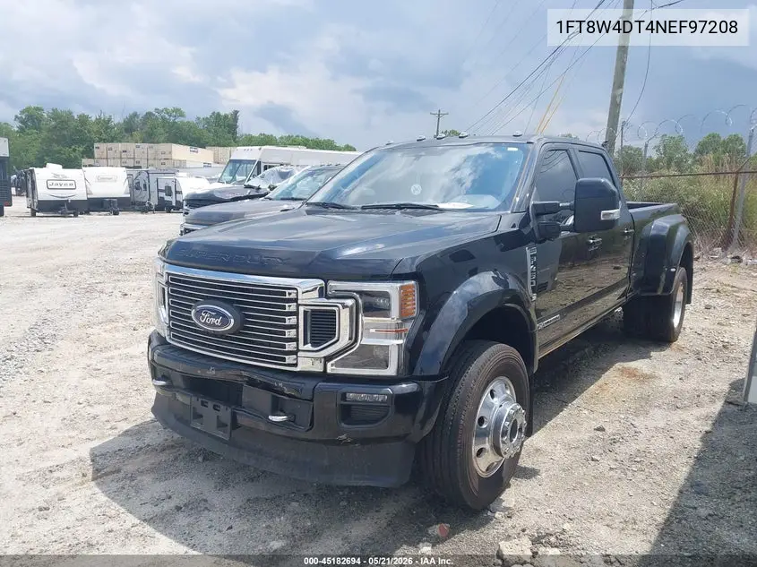 2022 Ford F-450 Platinum VIN: 1FT8W4DT4NEF97208 Lot: 45182694