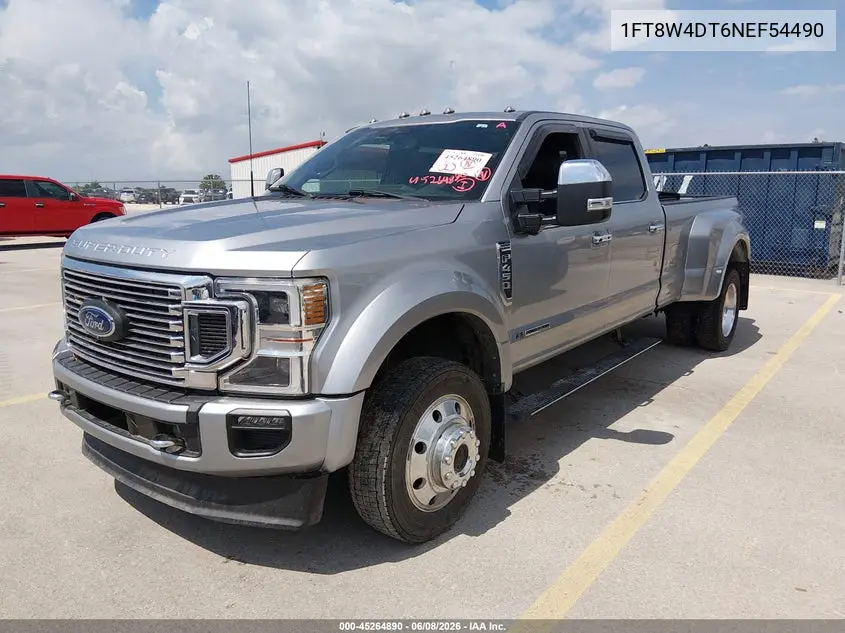 2022 Ford F-450 Platinum VIN: 1FT8W4DT6NEF54490 Lot: 45264890