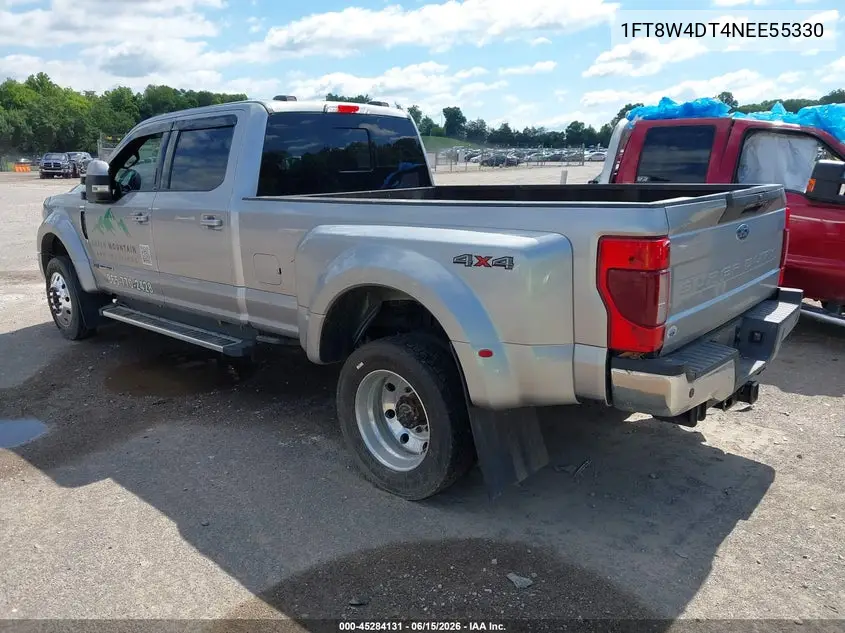 2022 Ford F-450 Lariat VIN: 1FT8W4DT4NEE55330 Lot: 45284131