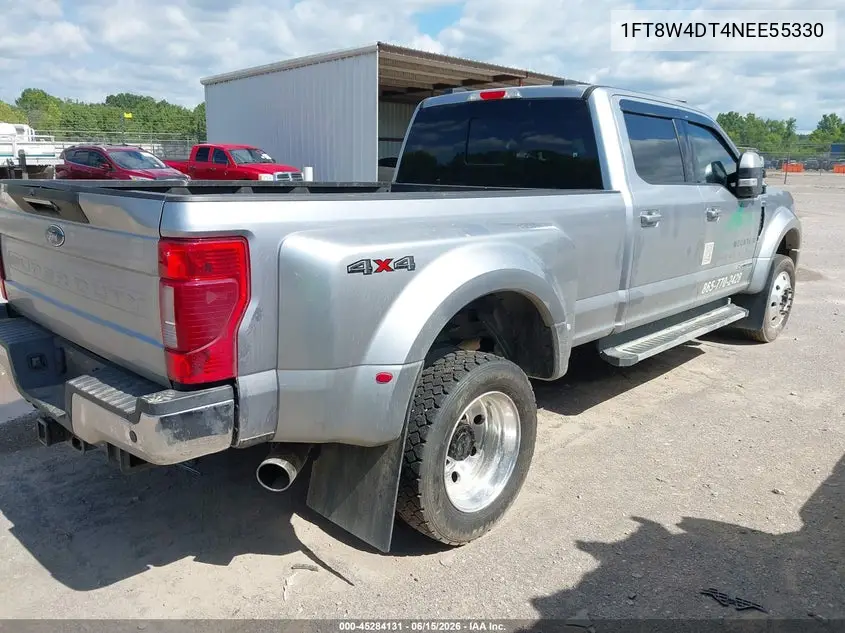 2022 Ford F-450 Lariat VIN: 1FT8W4DT4NEE55330 Lot: 45284131