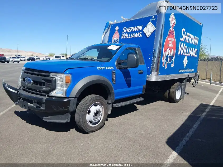 2022 Ford F-450 Chassis Xl/Xlt VIN: 1FDUF4GN9NED27723 Lot: 45567669