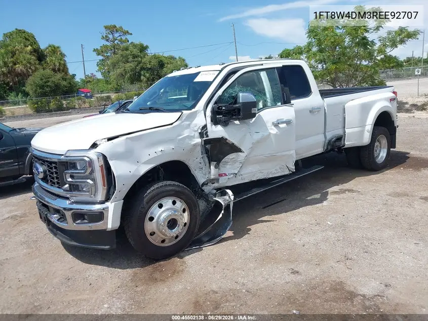 2024 Ford F-450 King Ranch/Lariat/Limited/Platinum/Xl/Xlt VIN: 1FT8W4DM3REE92707 Lot: 45636166