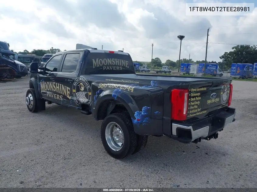 2026 Ford F-450 Xl VIN: 1FT8W4DT2TEE28981 Lot: 45658654