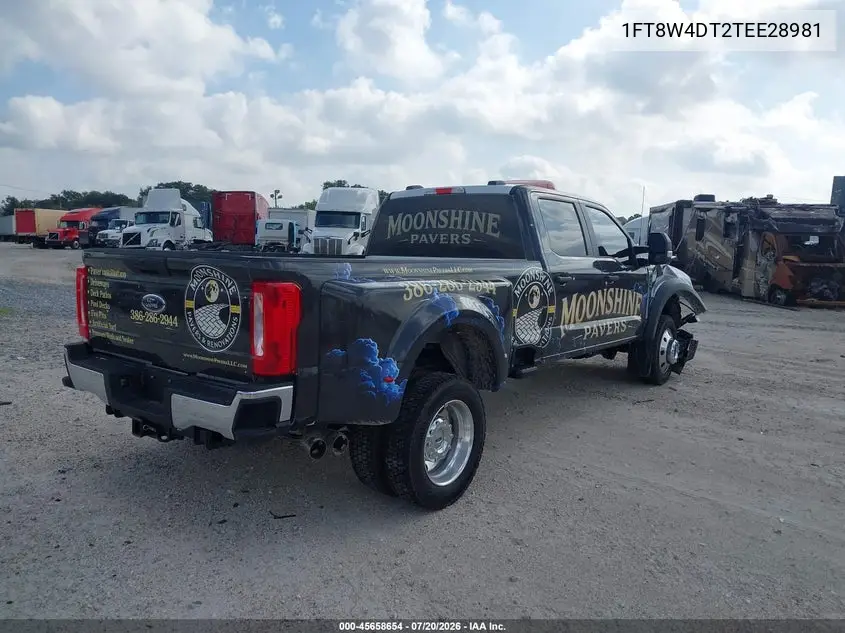 2026 Ford F-450 Xl VIN: 1FT8W4DT2TEE28981 Lot: 45658654
