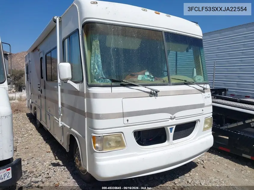 1999 Ford F550 Super Duty Stripped Chass VIN: 3FCLF53SXXJA22554 Lot: 45335645