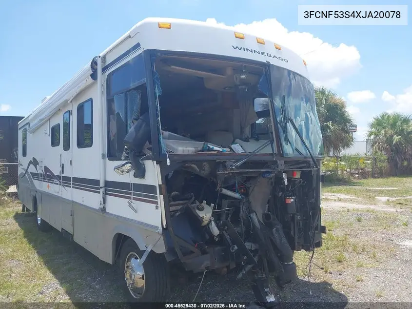 1999 Ford F550 Super Duty Stripped Chass VIN: 3FCNF53S4XJA20078 Lot: 45529430