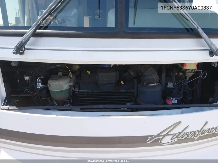 2000 Ford F550 Super Duty Stripped Chass VIN: 1FCNF53S6Y0A00837 Lot: 45509554