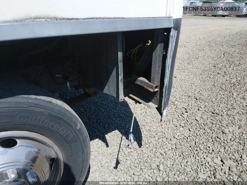 2000 Ford F550 Super Duty Stripped Chass VIN: 1FCNF53S6Y0A00837 Lot: 45509554