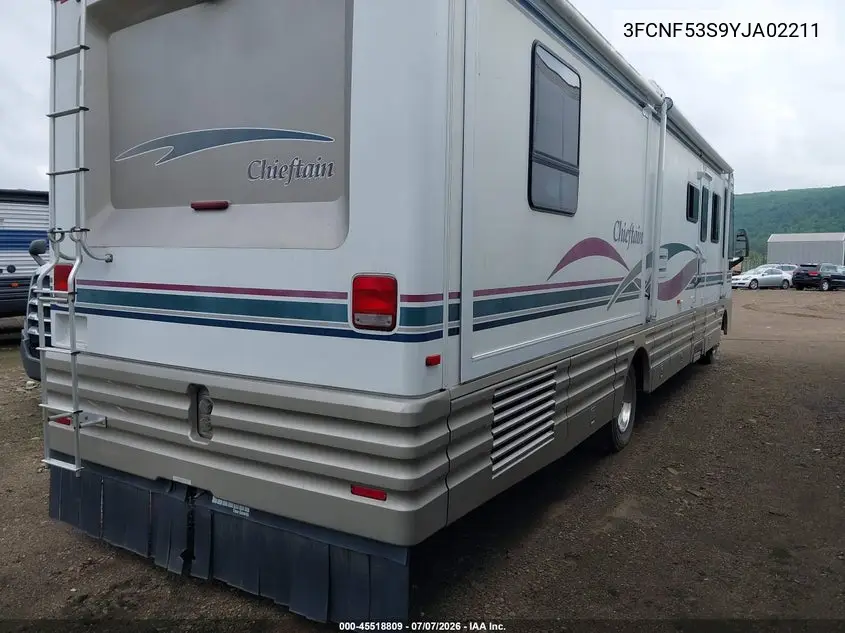 2000 Ford F550 Super Duty Stripped Chass VIN: 3FCNF53S9YJA02211 Lot: 45518809