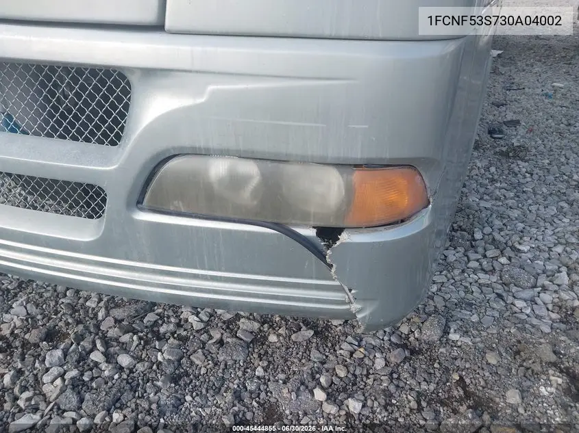 2003 Ford F550 Super Duty Stripped Chass VIN: 1FCNF53S730A04002 Lot: 45444855