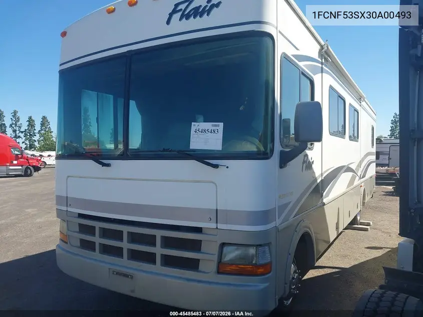 2003 Ford F550 Super Duty Stripped Chass VIN: 1FCNF53SX30A00493 Lot: 45485483
