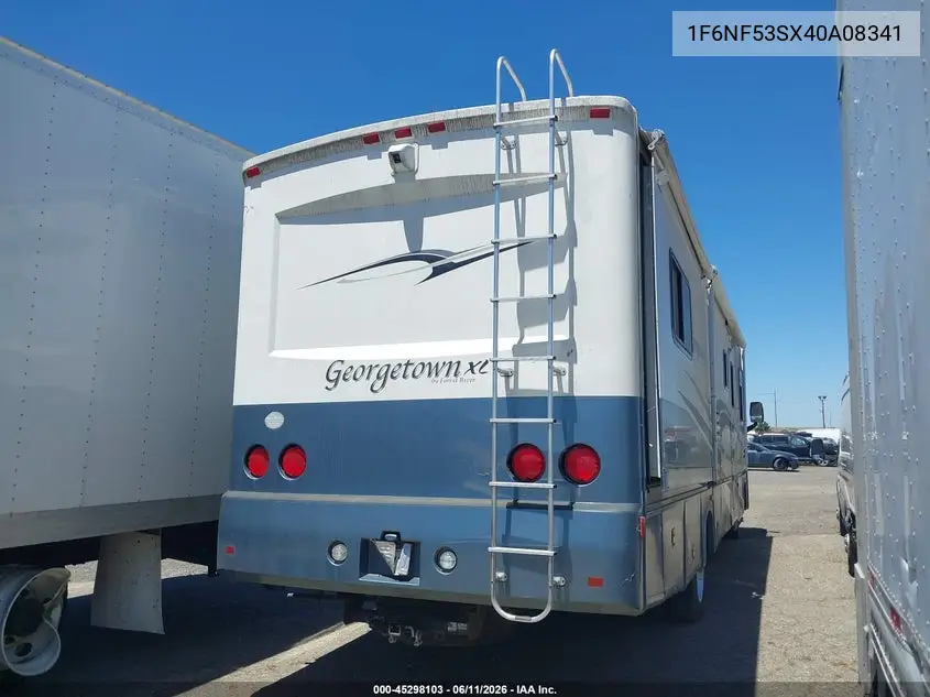 2004 Ford F550 Super Duty Stripped Chass VIN: 1F6NF53SX40A08341 Lot: 45298103