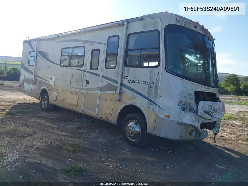 2004 Ford F550 Super Duty Stripped Chass VIN: 1F6LF53S240A09801 Lot: 45322512