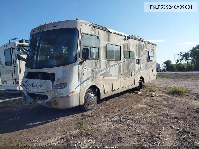 2004 Ford F550 Super Duty Stripped Chass VIN: 1F6LF53S240A09801 Lot: 45322512