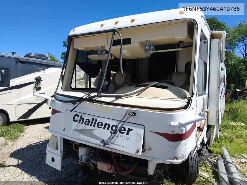 2006 Ford F550 Super Duty Stripped Chass VIN: 1F6NF53Y460A10786 Lot: 45333100