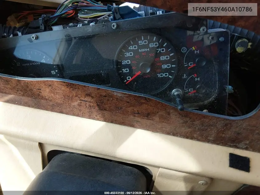 2006 Ford F550 Super Duty Stripped Chass VIN: 1F6NF53Y460A10786 Lot: 45333100
