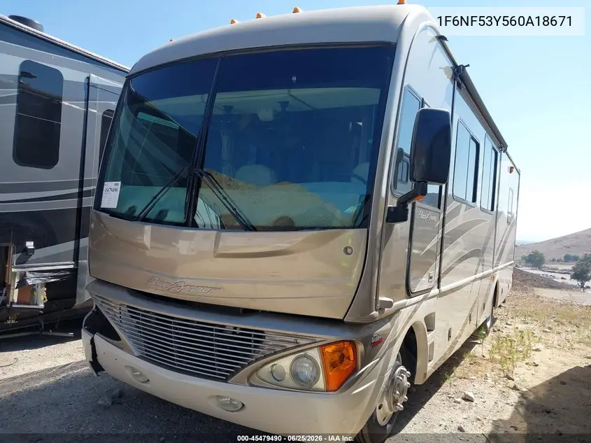 2006 Ford F550 Super Duty Stripped Chass VIN: 1F6NF53Y560A18671 Lot: 45479490