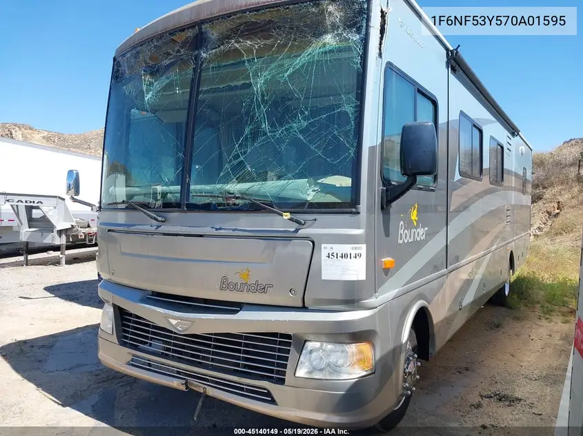 2007 Ford F550 Super Duty Stripped Chass VIN: 1F6NF53Y570A01595 Lot: 45140149