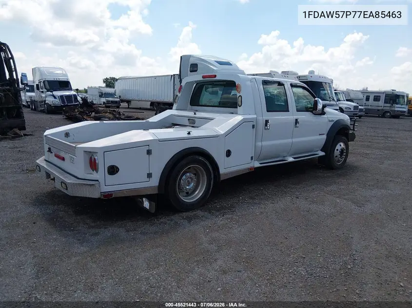 2007 Ford F-550 Chassis Lariat/Xl/Xlt VIN: 1FDAW57P77EA85463 Lot: 45521443