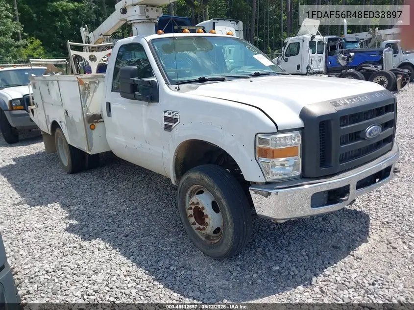 2008 Ford F-550 Chassis Xl/Xlt VIN: 1FDAF56R48ED33897 Lot: 45112657