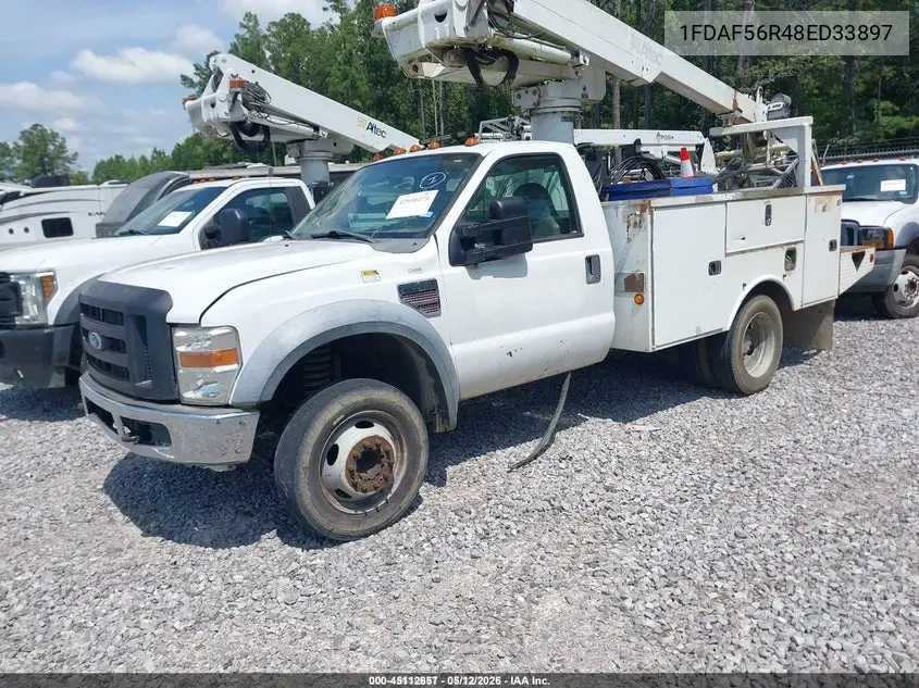 2008 Ford F-550 Chassis Xl/Xlt VIN: 1FDAF56R48ED33897 Lot: 45112657