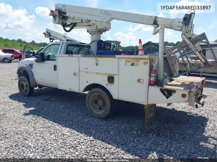 2008 Ford F-550 Chassis Xl/Xlt VIN: 1FDAF56R48ED33897 Lot: 45112657