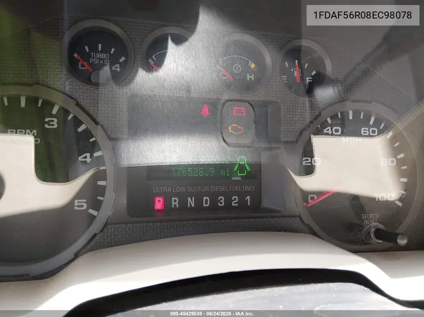 2008 Ford F-550 Chassis Xl/Xlt VIN: 1FDAF56R08EC98078 Lot: 45429539