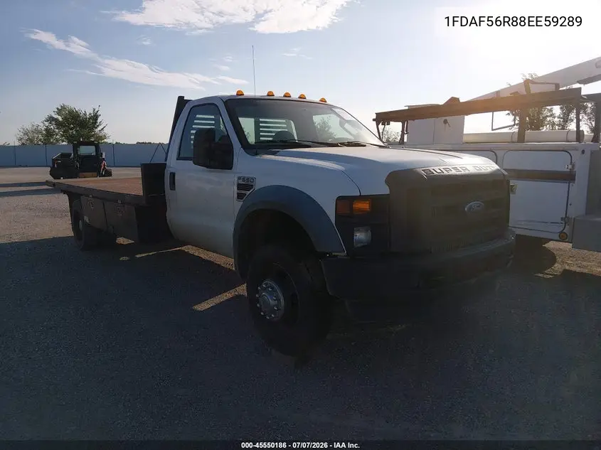 2008 Ford Super Duty F-550 Drw Xl/Xlt VIN: 1FDAF56R88EE59289 Lot: 45550186