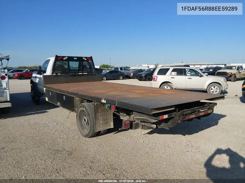 2008 Ford Super Duty F-550 Drw Xl/Xlt VIN: 1FDAF56R88EE59289 Lot: 45550186