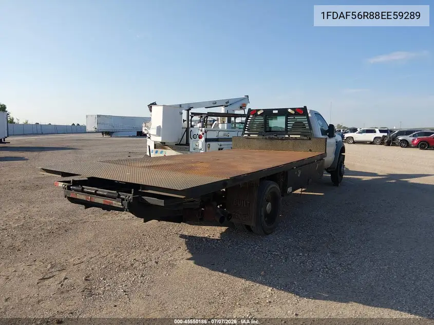 2008 Ford Super Duty F-550 Drw Xl/Xlt VIN: 1FDAF56R88EE59289 Lot: 45550186